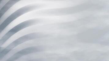 morbido acciaio pendenza astratto bianca sfondo con liscio onda modello movimento per moderno design e presentazione video
