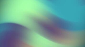 abstracts ipnotizzante alzavola e verde pendenza sfondo animazione con liscio fluente onde effetto video