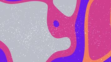 abstracts flytande partiklar abstrakt bakgrund animering med färgrik vätska former och gnistrande partiklar skapande en dynamisk bakgrund video