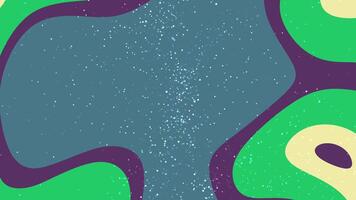 résumés liquide abstrait animation avec biologique formes, vibrant couleurs, et dynamique mouvement création une espiègle Contexte video