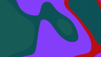 abstracts liquido batter piazza astratto fluido sfondo animazione con verde, viola, e rosso colori per moderno presentazioni e design video