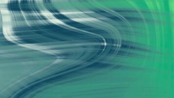 Emerald Waters Abstract background animation with smooth flowing lines in teal and green creating a futuristic vibe video