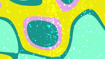 abstracts flytande partiklar abstrakt färgrik bakgrund animering med flytande former, ljus färger, och gnistrande partiklar effekt video