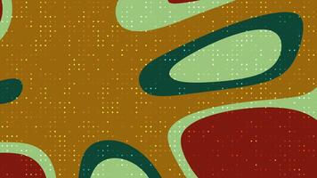 abstracts flytande blinka punkt abstrakt färgrik former med prickar flytta i sömlös animering modern bakgrund design video