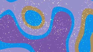 Abstracts Liquid Particles Abstract organic shapes animation with twinkling particles creating a dreamy background video