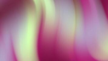abstracts astratto magenta e giallo pendenza sfondo animazione con morbido fluente onde effetto video