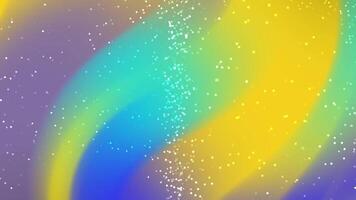 abstracts partiklar vibrerande lutning bakgrund animering med virvlande färger och gnistrande partiklar skapande en drömmande effekt video