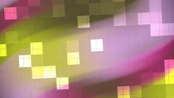 Abstracts Blink Square Abstract animated background featuring colorful squares moving dynamically on a grid pattern design effect. video