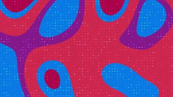 Abstracts Liquid Blink Dot Vibrant abstract background animation featuring dynamic shapes and a grid of colorful dots for modern designs video
