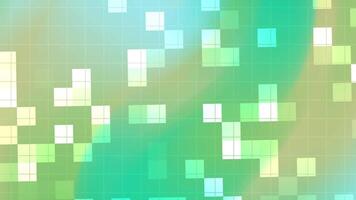 abstracts blinka fyrkant ljus kvadrater flimmer och flytta tvärs över rutnät, skapande en dynamisk och modern abstrakt bakgrund video