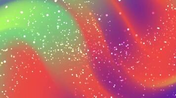 abstracts partiklar dynamisk bakgrund med gnistrande partiklar och vätska Färg gradienter skapande en vibrerande bakgrund effekt video