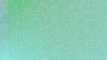 Abstracts Twirls Blink Dot Subtle background with moving dots on a mint green gradient for modern presentations video