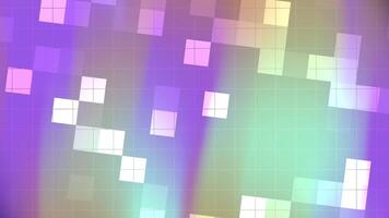 Abstracts Blink Square Abstract colorful background animation featuring dynamic squares and glowing light patterns in a grid layout video