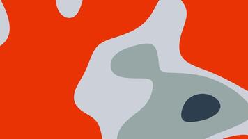 bleu acier brouillard abstrait Contexte animation avec lisse coloré formes et une dynamique papier Couper effet video