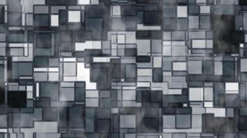 ardesia blu armonia astratto piazze sfondo animazione con in movimento Fumo effetto, la creazione di un' moderno e dinamico fondale video