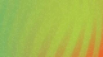 abstracts snurrar blinka punkt dynamisk grön bakgrund animering med vit prickar och röd lutning Ränder för modern visuella video