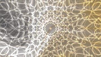 mjuk grå skikten elegant geometrisk mönster animering med mjuk ljus effekter, skapande en fascinerande och lugnande visuell erfarenhet video
