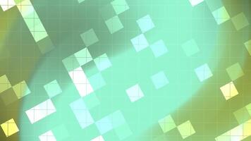 abstracts batter piazza elegante animato sfondo con griglia e splendente piazze per moderno presentazioni video