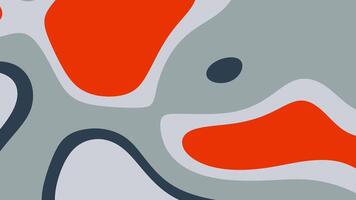 blå stål dimma dynamisk abstrakt bakgrund animering med strömmande former och vibrerande färger för kreativ projekt och design video