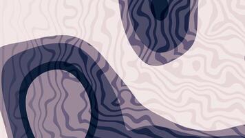 Twilight Sky Gradient Abstract animation with wavy lines and rounded shapes creating a dynamic, modern background motion graphic video