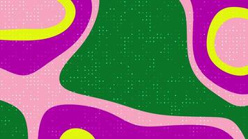resúmenes líquido parpadeo cuadrado dinámica resumen antecedentes animación con cambiando formas, puntos, y vibrante colores creando un moderno fondo. video