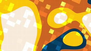 bär bläs abstrakt geometrisk animering med strömmande former och vibrerande färger skapande en dynamisk bakgrund video