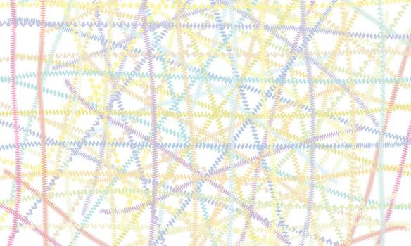 A colorful pattern with many lines and dots vector