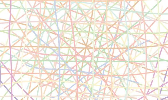 A colorful pattern of lines on a white background vector