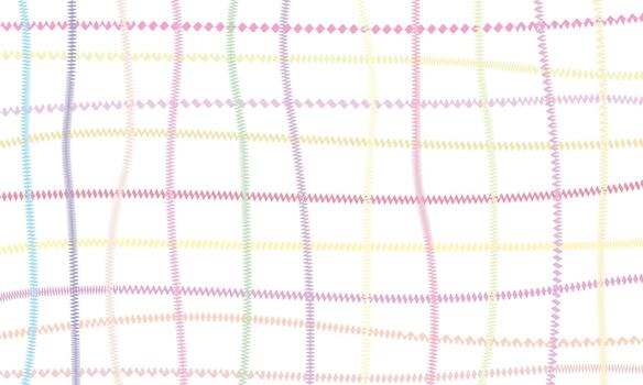 A colorful plaid pattern with squares and lines vector