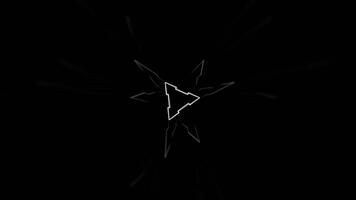 rot und Weiß Blitz Licht bewirken im abstrakt Tunnel Hintergrund vj Schleife im 4k video