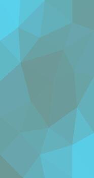 Cyan abstract geometric rumpled triangular low poly style Vertical illustration graphic background vector