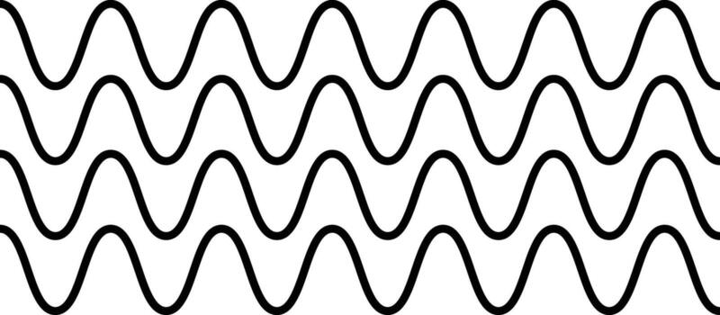 wavy zigzag pattern line. Horizontal geometric decoration element. creates a dynamic. sea ocean symbol. transverse horizontal lines vector