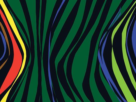 un cebra raya modelo con un negro antecedentes vector