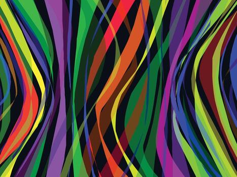 Abstract background with colorful stripes vector
