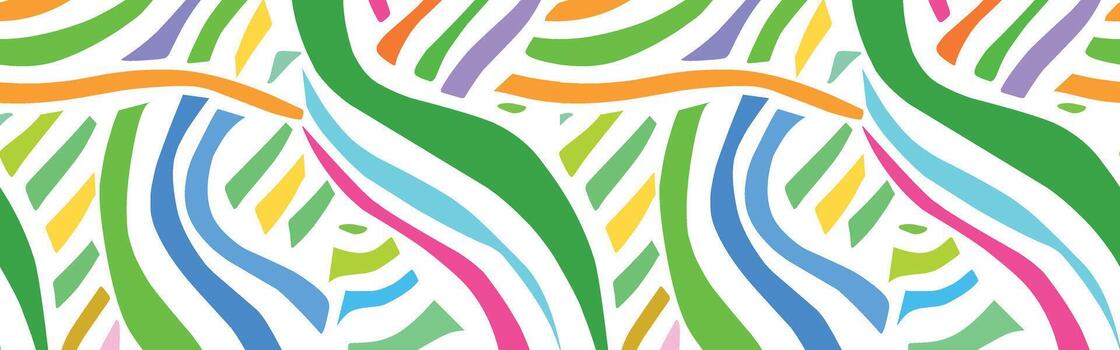 A colorful abstract pattern with stripes and lines vector