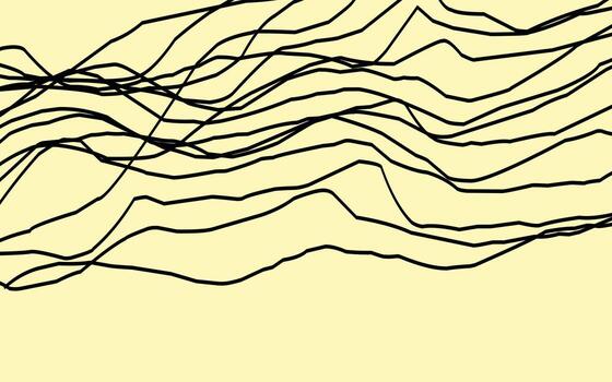 A black and white drawing of a wave pattern vector