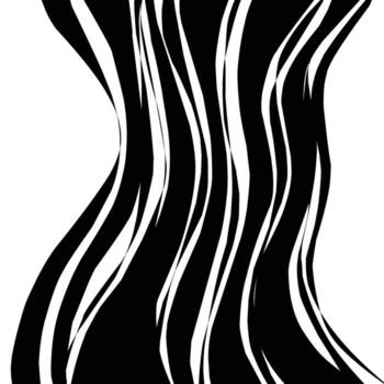 un negro y blanco cebra modelo en un blanco antecedentes vector