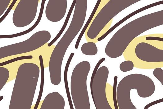 A brown and yellow abstract pattern vector