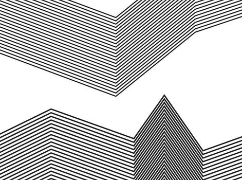 A black and white image of a geometric pattern vector