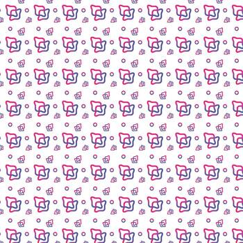 Abstract Overlapping Shapes Seamless Repeat vector