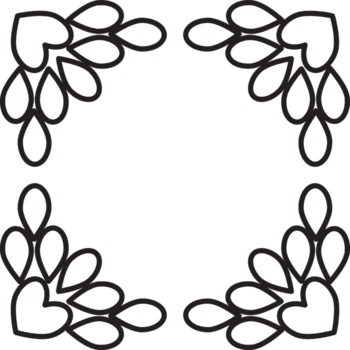 Ornamental Flower Sketch png