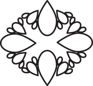 Vintage Natural Floral Outline png