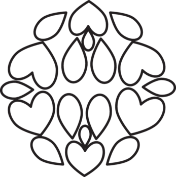 Vintage Bloom Decorative Sketch png