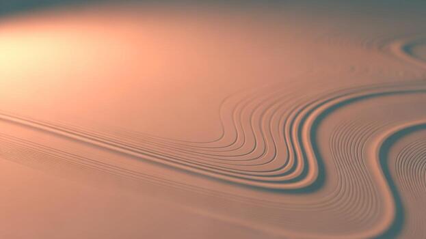 A wavy pattern on a surface with a light source photo