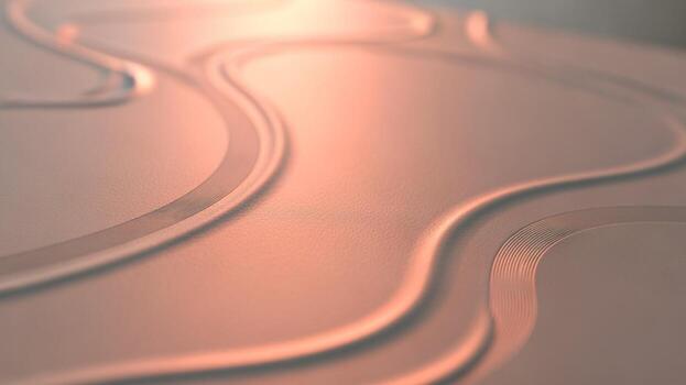 A close up of a curved surface with a wavy pattern photo