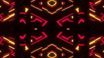 vj ciclo continuo sfondo con X raggio diverso colori leggero animazione video