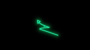 Multi-Directional Glowing Green arrow dotted animation with flowing arrow-shaped dotted patterns in seamless motion. Perfect for directional visual effects, overlays. video