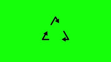 Multi-Directional green screen arrow dotted animation with flowing arrow-shaped dotted patterns in seamless motion. Perfect for directional visual effects, Triangle stroke arrow overlays. video