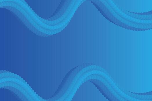 Blue background design with abstract geometric figure vector