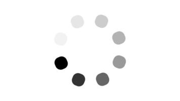 cerchio Caricamento in corso animazione con bianca sfondo, cerchio Caricamento in corso video